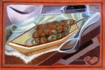 Juan Gris œuvres - la grappe de raisin 1924 Juan Gris